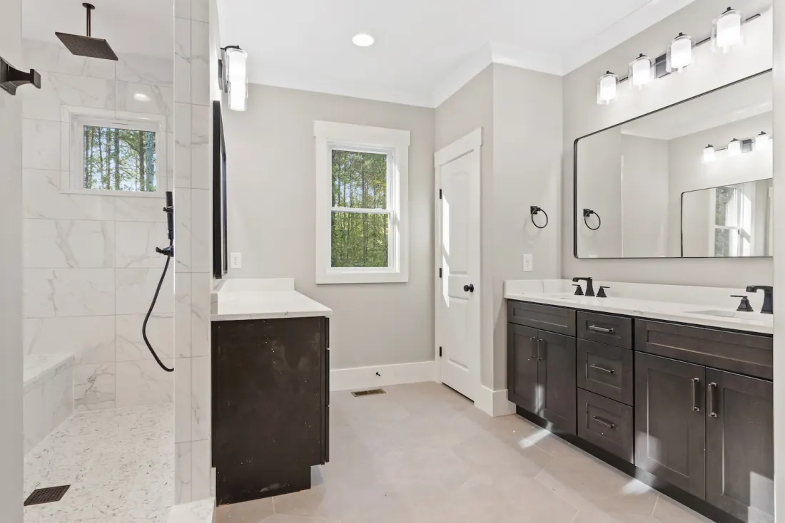 Hidden Cove Lane custom home detail Hickory NC